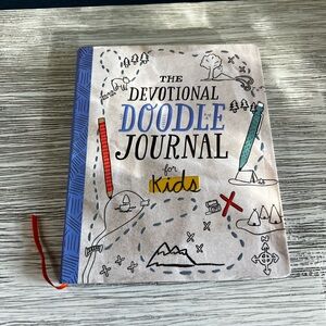🆕 Creative Devotional Doodle Journal for Kids - Blue and Red
